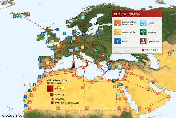 Sahara – câmp pentru construirea centralelor electrice solare 