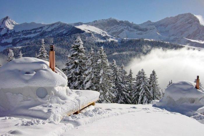 Eco-staţiune Whitepod eco resort în Alpii Elveţieni