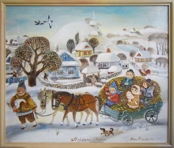 Cказочные картины Елены Ревуцкой... Молдова