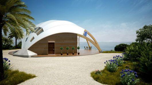 Дом-купол «Жемчужина» – пассивный солнечный дизайн в стиле хай-тек