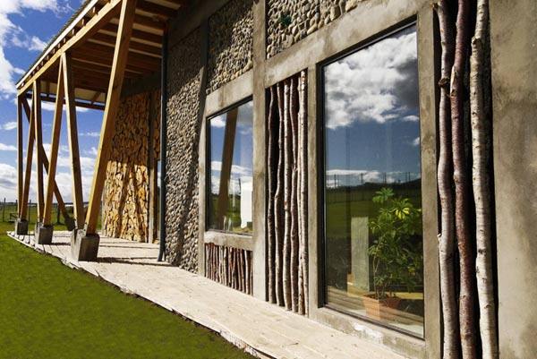 Eco-casa OutsideIN foloseşte elemente naturale pasive pentru încălzire şi răcire