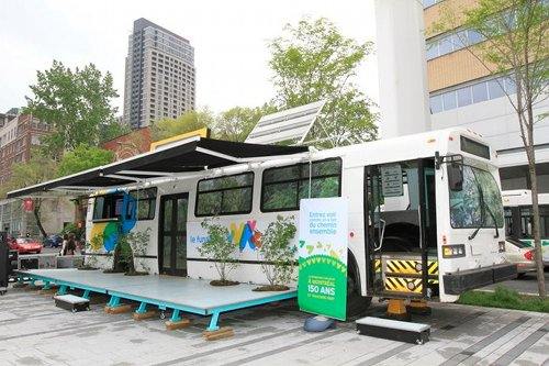 În Montreal va apărea eco-autobuz din materiale reciclate