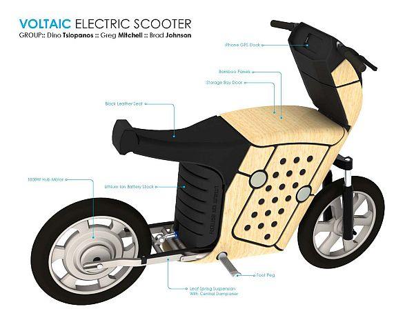 Voltaic: электрический скутер для экологически сознательных граждан