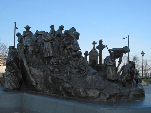 памятник ирландскому голодомору 1845-1849 годов