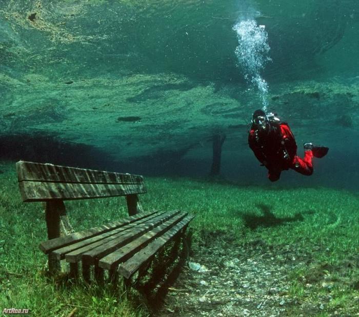 Lacul Verde în Alpii austrieci