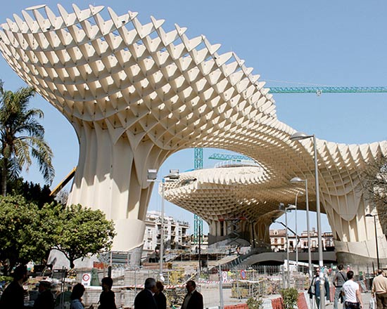 În Sevilla a fost deschisă cea mai mare construcție din lemn 