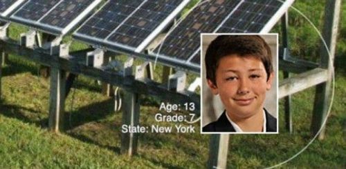 13-летний подросток совершил прорыв в солнечной энергетике
