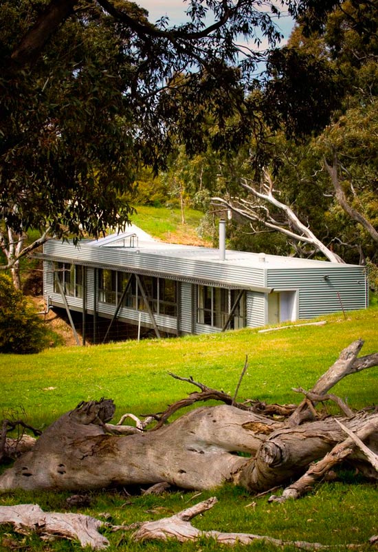 Casa Pod (Bridge House) în Australia de la Max Pritchard Arhitect