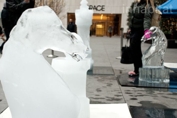 Ледяные скульптуры: от искусства к спасению природы (Фото + Видео)