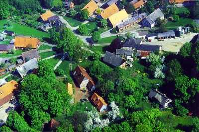 Круглые деревни полабских древлян