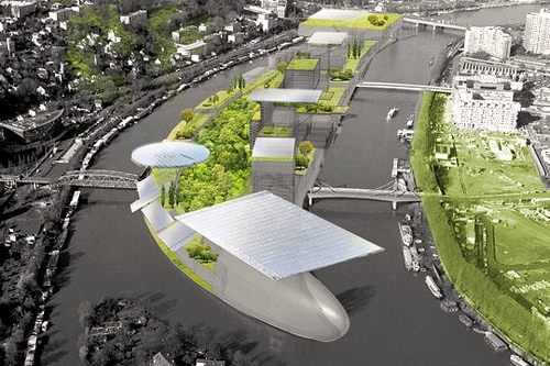 În Paris va apărea o eco-insulă