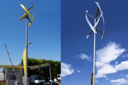 Sanya Skypump: первая в мире интегрированная ветровая зарядная станция установлена в Барселоне