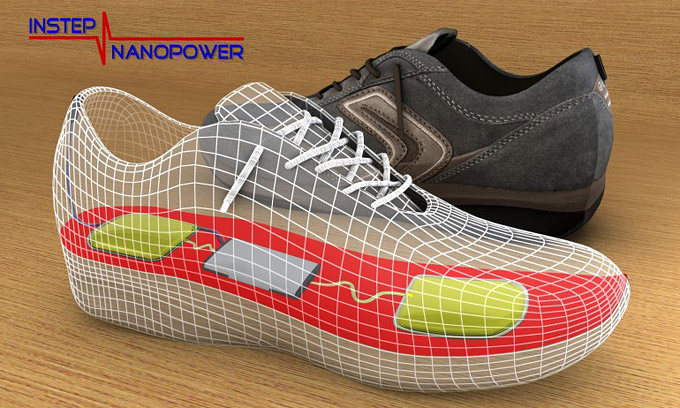 InStep NanoPower Shoes - обувь для зарядки гаджетов