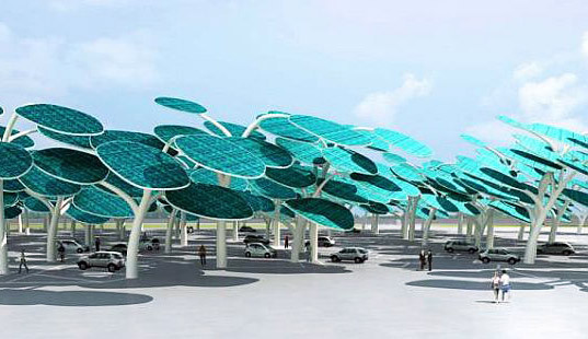 Урбанистические леса на солнечных батареях