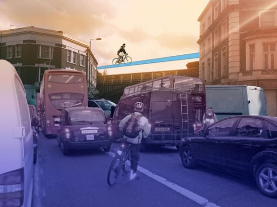 Лондонские велосипедисты «взлетят» к 2015 году