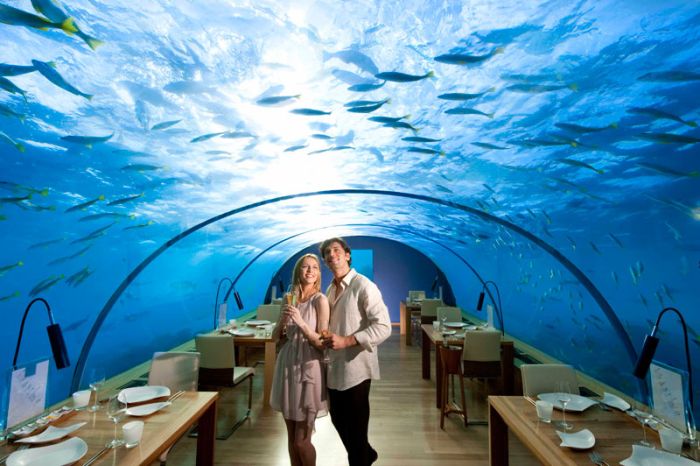 Подводный ресторан на Мальдивах - Итха