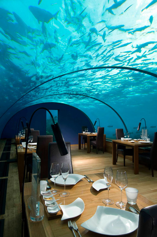 Подводный ресторан на Мальдивах - Итха