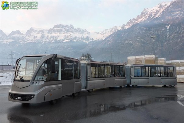 Swiss Road Trains – городской транспорт на солнечной энергии