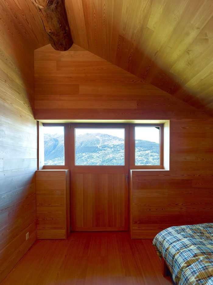Деревянный дом в Швейцарии