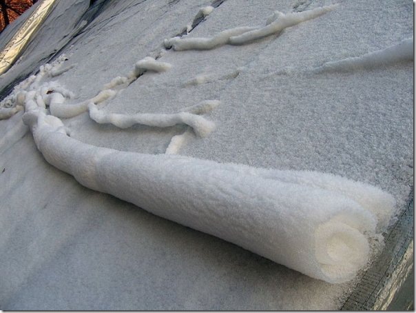 Ветряные проделки: снежные рулоны – зимний природный феномен