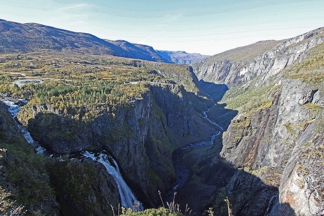 Водопад Вёрингсфоссен, Норвегия