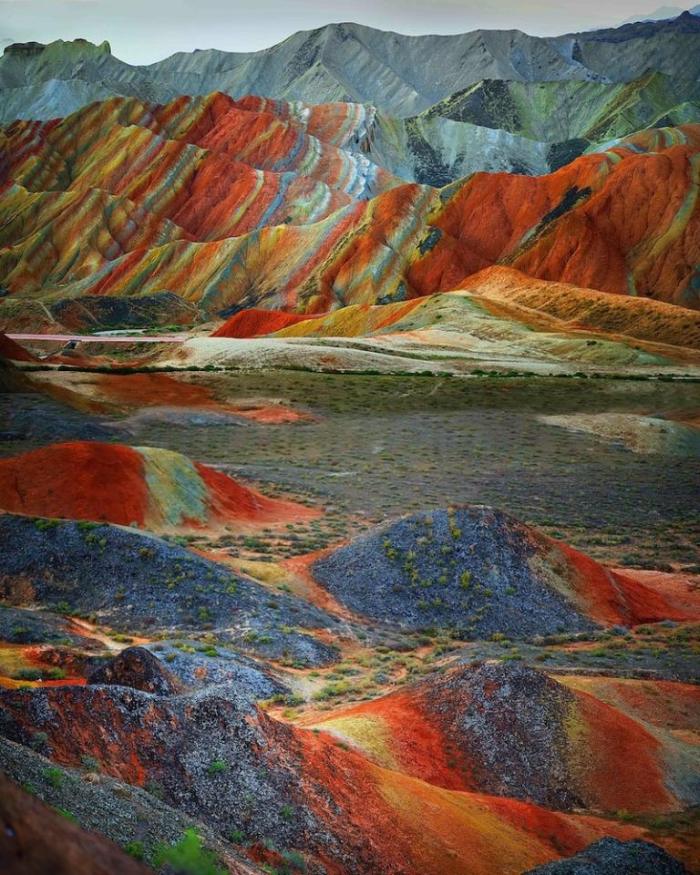 Rocile colorate Zhangye