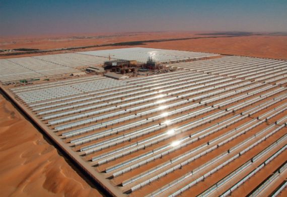 Запущена самая большая в мире солнечная электростанция Shams1! (+Видео)