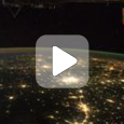 NASA: что видит камера астронавтов ночью? (Видео)