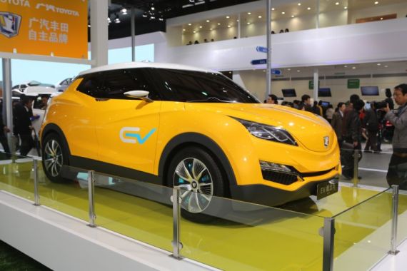 Электромобили Toyota для китайского рынка