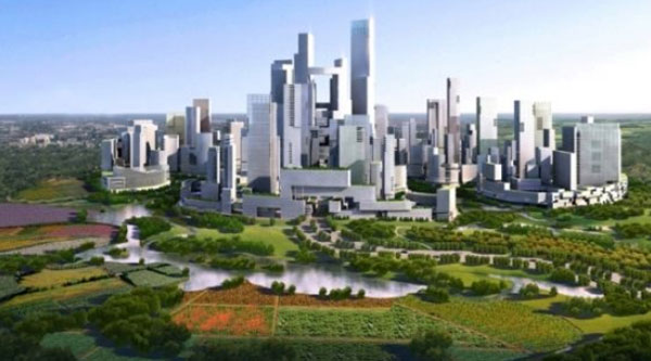 Устойчивый город-спутник для перенаселённого мегаполиса Чэнду
