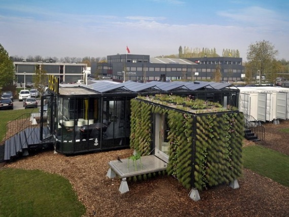 Hub 01: энергоэффективное общежитие для бельгийских студентов