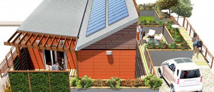 Дом Phoenix House на солнечных батареях возрождается после стихийных бедствий (+Видео)