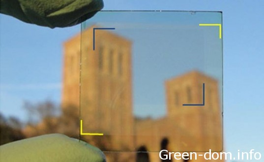 Прозрачная пленка превращает окна в мощные солнечные батареи