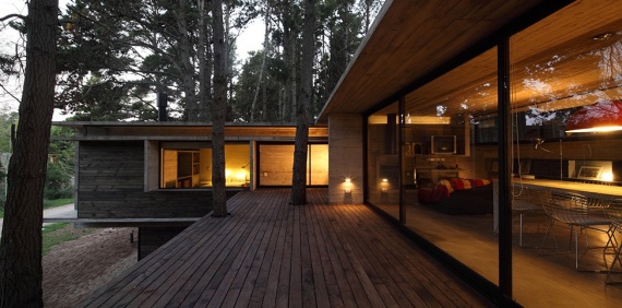 Экологичная архитектура в Аргентине: дом из бетона и древесины