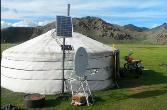 Как кочевники Монголии используют солнечную энергию