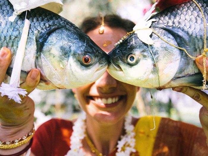 Рыбочел, Махабалипурам, Индия.