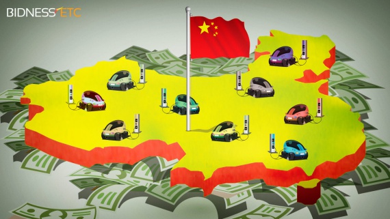 электромобили Китай
