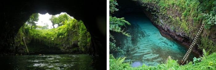 То-Суа, природный бассейн на острове Уполу, Самоа