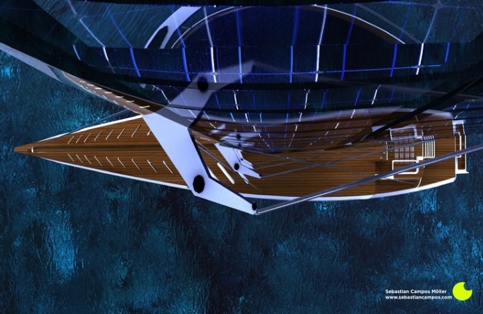 Парусная яхта, отпечатанная на 3D-принтере и работающая на солнечной энергии