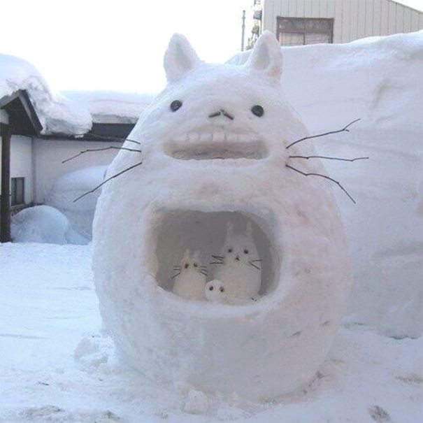 Искусство из снега