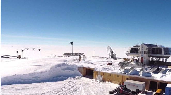 исследовательской станции в Антарктиде