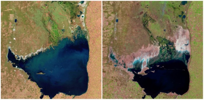 Земля тогда и сейчас. Колоссальные перемены в фотографиях NASA 