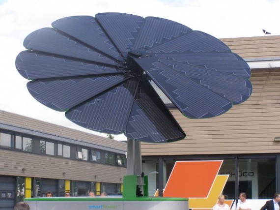 Складная солнечная панель в форме цветка собирает на 40% больше энергии 