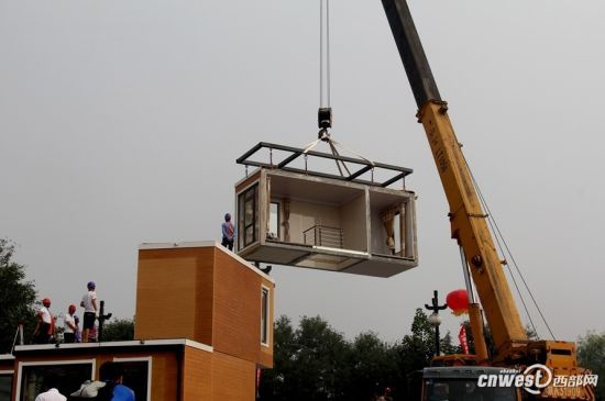 В Китае напечатали на 3D-принтере за 3 часа полноценный двухэтажный особняк