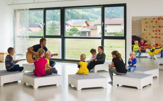 В Словении построили детский сад, который рассчитан на самообучение