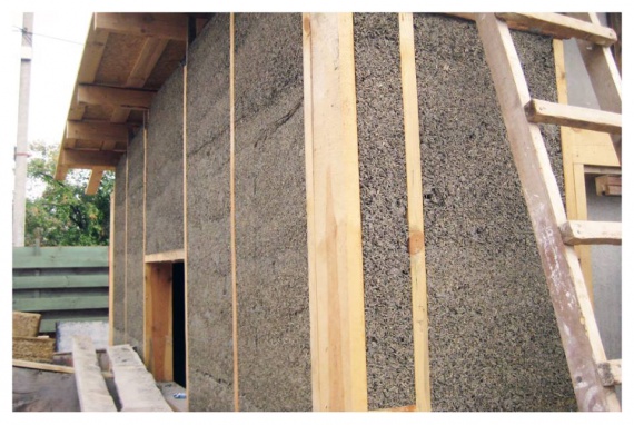 Строим дом из конопли. 4 преимущества использования костры в строительстве