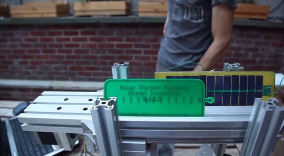 Solar Pocket Factory - производство недорогих солнечных панелей на 3D принтере