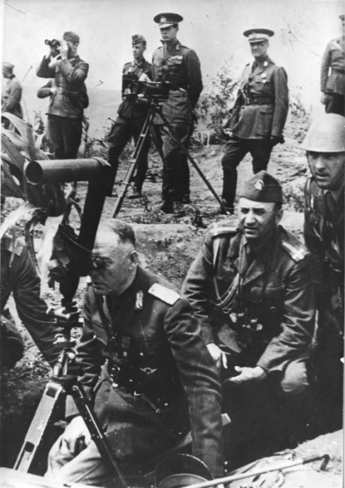 În anii 1941-1944 Armata Română a participat la cel de-Al Doilea Război Mondial de partea Germaniei naziste și reprezenta un număr mare de trupe aliate din țările satelit ale Germaniei (267.727 persoane). Pe teritoriile ocupate de România: Republica Moldova, Transnistria și Ucraina, în perioada 1941-1944 au fost instituite Guberniatul Bucovinean, Basarabean și al Transnistriei. Capitala Guberniatului Bucovinean a devenit Cernăuți, al celui basarabean - Chișinău, al Transnistriei - întîi Tiraspolul, apoi Odesa. Aceste teritorii îi erau necesare lui Antonescu pentru exploatare economică. Aici avea loc o romanizare activă a populației locale...