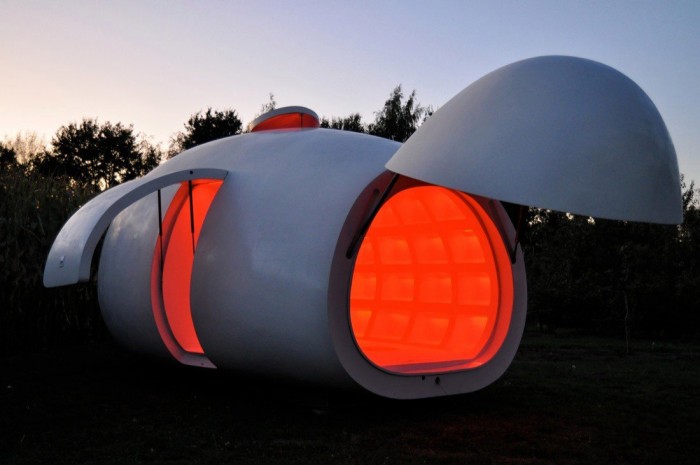 Дом-яйцо "blob vb3", разрабатываемый бельгийскими архитекторами (+Фото)