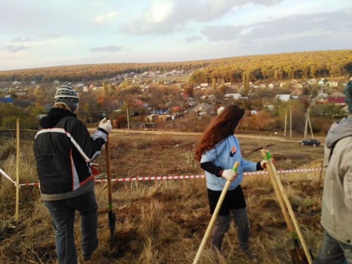 Нас пригласили и обучали практике посадки леса в команде Eco-Village Moldova (+Фото)